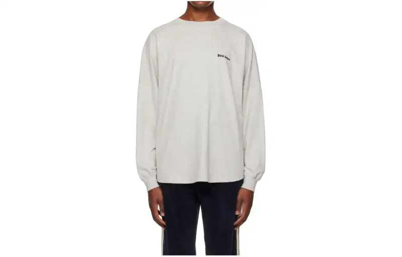 PALM ANGELS SS24 T Shirt Men's Gray