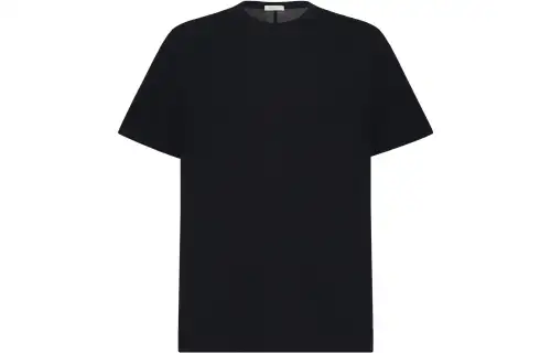 THE ROW T Shirts Men's Black Crew Neck Moderate Straight Fit