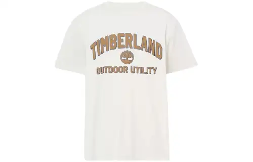 Timberland T Shirts Men's White Crew Neck Moderate Other