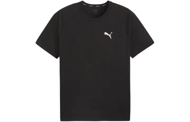 PUMA RUN EVOLVE Triblend T Shirt Men's Black