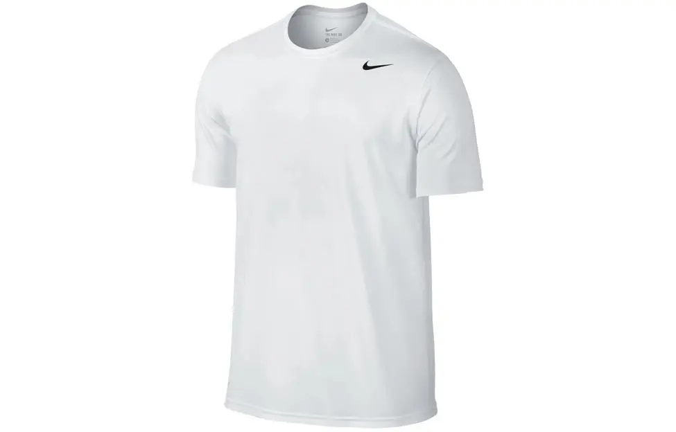 Nike T-Shirts Men's White Crew Neck Moderate