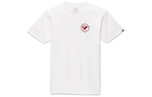 Vans Choice Of Champions T Shirts Unisex White Crew Neck Moderate Straight Fit
