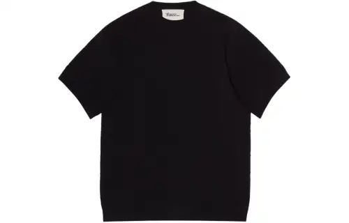 GUCCI T Shirts Men's Black Crew Neck Moderate