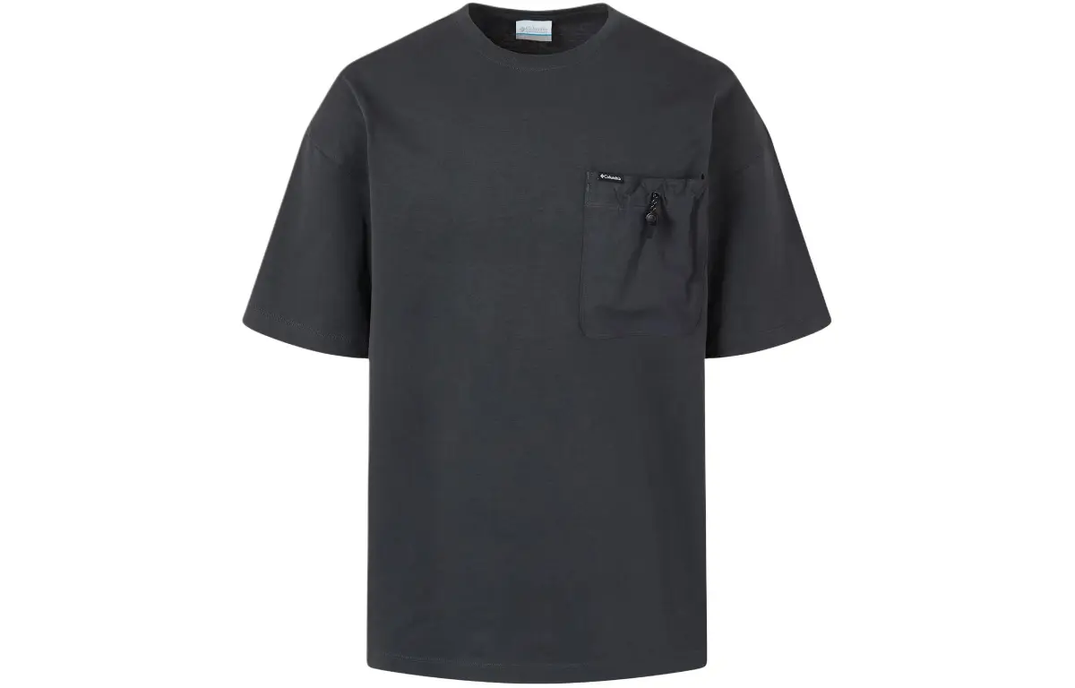 Columbia Landroamer T-Shirts Unisex Black Crew Neck Moderate