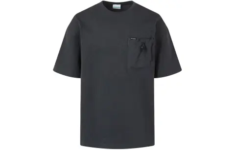 Columbia Landroamer T-Shirts Unisex Black Crew Neck Moderate