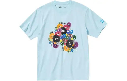 UNIQLO Studio Ghibli Co titled Series T Shirt Unisex Light Blue