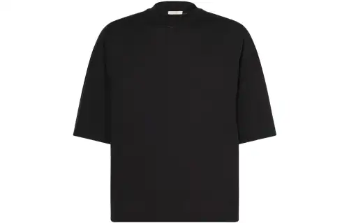 THE ROW T Shirts Men's Black Crew Neck Moderate Straight Fit