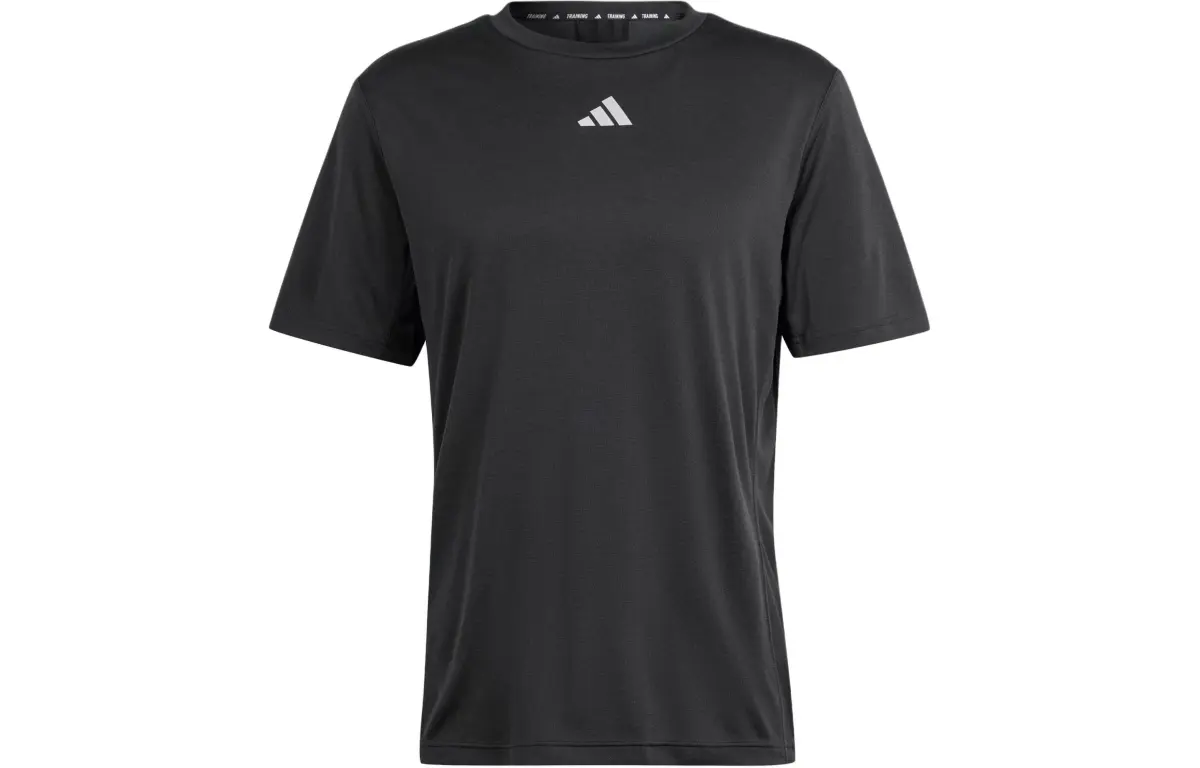 Adidas HIIT T-Shirts Men's Black Crew Neck Moderate Straight Fit