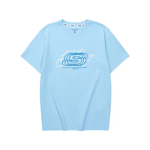 Skechers T Shirt Unisex Sky Blue