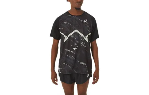 Asics CJ LINE LIGHT SS TOP T Shirt Men's Black