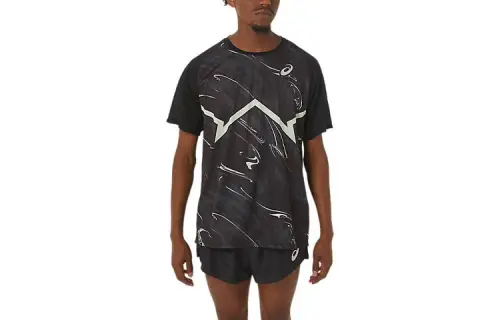 Asics CJ LINE LIGHT SS TOP T Shirt Men's Black