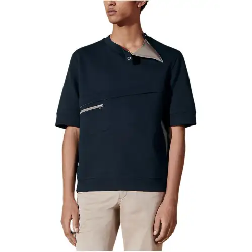 HERMES SS24 T Shirt Men's Marine Blue