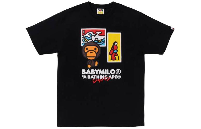 Мужская футболка A BATHING APE (черная)