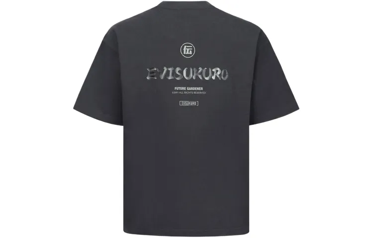 EVISU T Shirts Men's Crew Neck Moderate Straight Fit