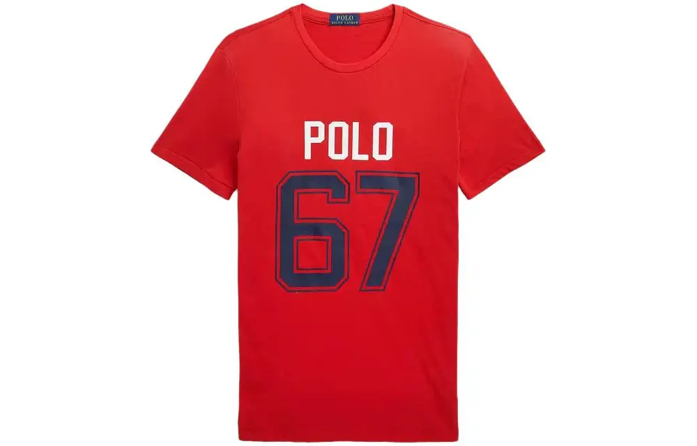 Polo Ralph Lauren SS23 T-Shirt Custom Slim Fit Men's Red