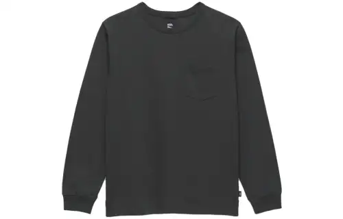 Vans Pilgrim T Shirts Men's Black Crew Neck Moderate Straight Fit