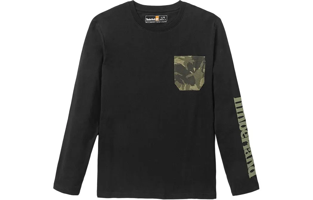 Timberland Set in Sleeve T Shirt Men's Black