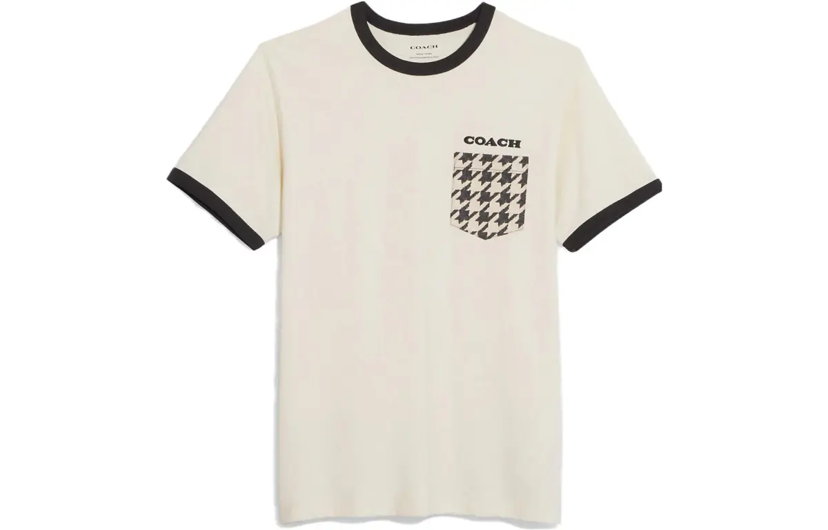 COACH T-Shirts Men's Crew Neck Moderate Straight Fit