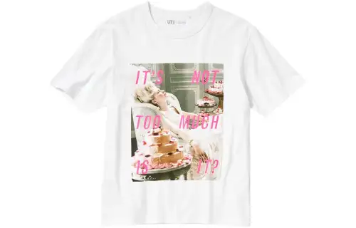 UNIQLO T Shirts Unisex White Crew Neck Moderate