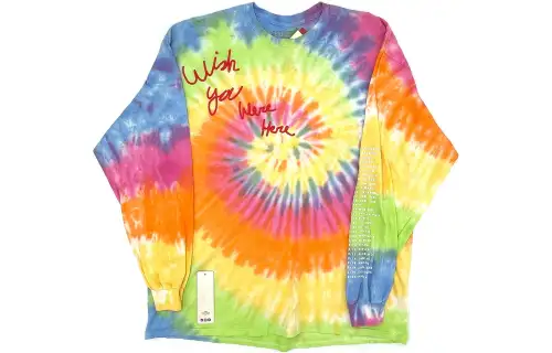 Travis Scott T Shirts Men's Multicolor Crew Neck Moderate Straight Fit