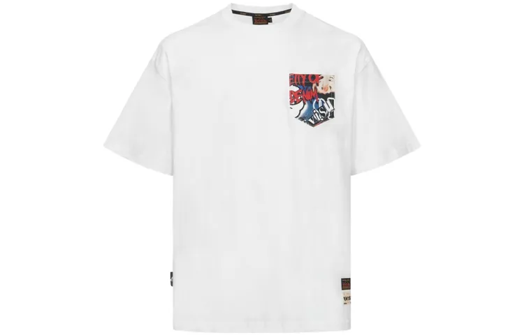 EVISU T Shirts Men's Crew Neck Moderate Straight Fit