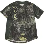 Nike T Shirts Men's Green Crew Neck Moderate Straight Fit
