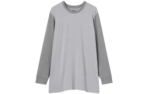 UNIQLO T Shirts Men's Crew Neck Moderate Straight Fit