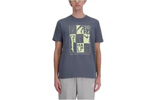 New Balance T Shirt Men's Slate Gray