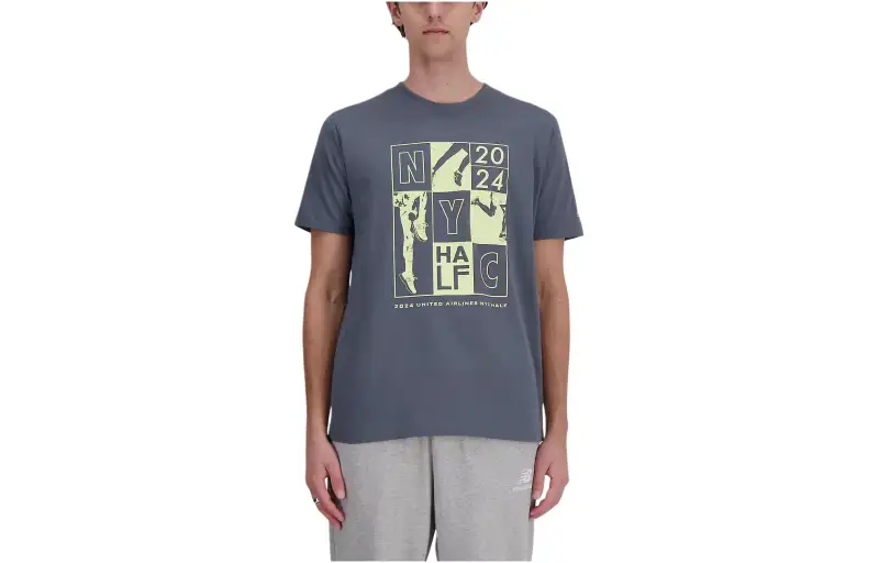 New Balance T Shirt Men's Slate Gray