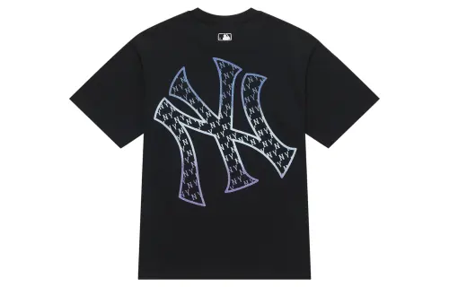 MLB MONOGRAM SS24 T Shirt Unisex Black