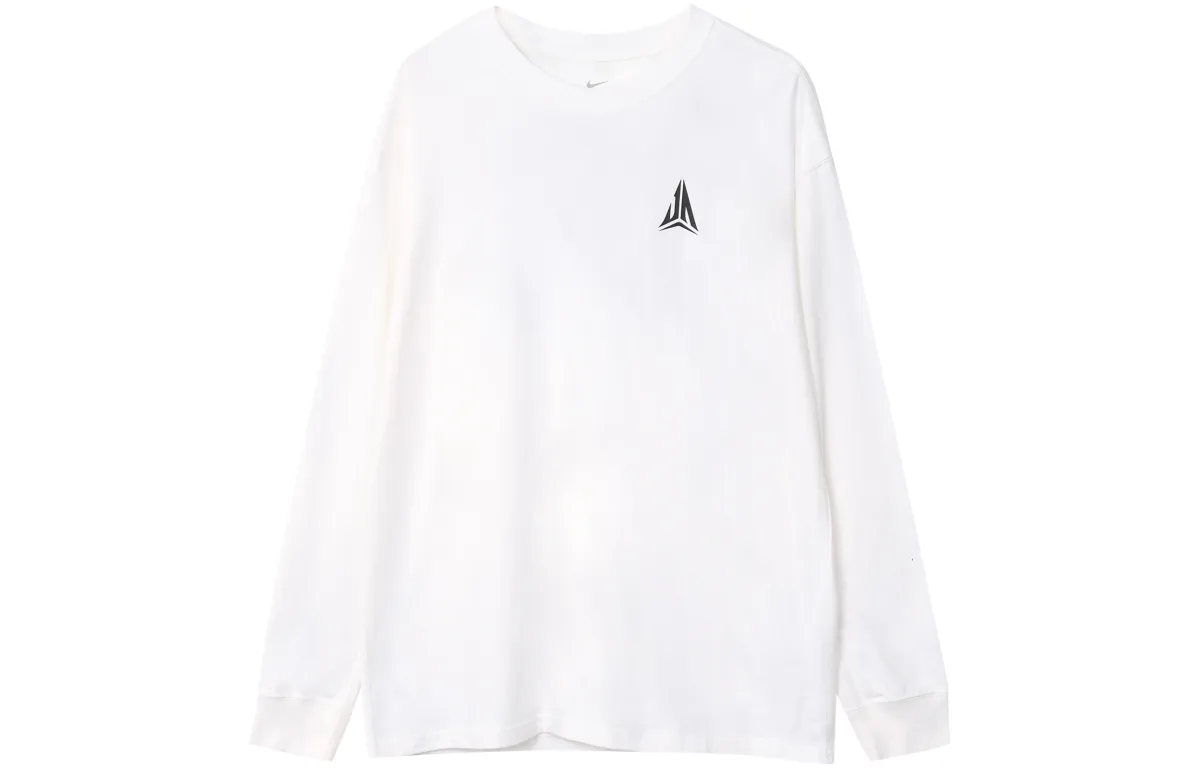 Nike T-Shirts Men's White Crew Neck Moderate Straight Fit