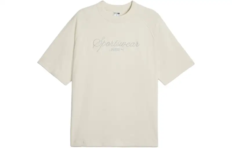 PUMA CLASSICS+Men's Tee T Shirt Men's Ecru