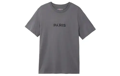 Jordan PSG Club Men's Breathable Crewneck T-Shirt 'Dark Gray'