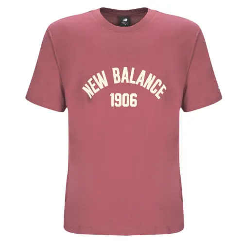 New Balance T Shirt Men's Washed Burgundy