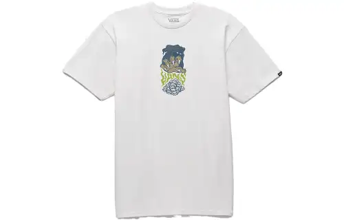 Vans T Shirts Men's White Crew Neck Moderate Other