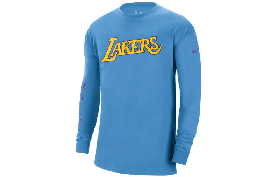 Nike Nba Los Angeles Lakers Courtside L/S T shirt