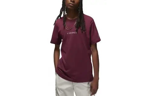 Jordan Air T Shirt Men's Burgundy