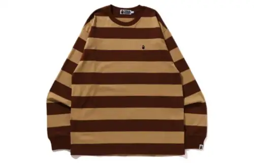 A BATHING APE T Shirts Men's Crew Neck Moderate Straight Fit