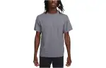 Nike T Shirts Men's Slate Gray Crew Neck Moderate Straight Fit