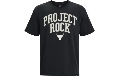 Under Armour T Shirts Men's Black Crew Neck Moderate Straight Fit