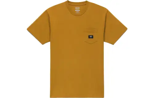 Vans T Shirts Unisex Brown Crew Neck Moderate Straight Fit