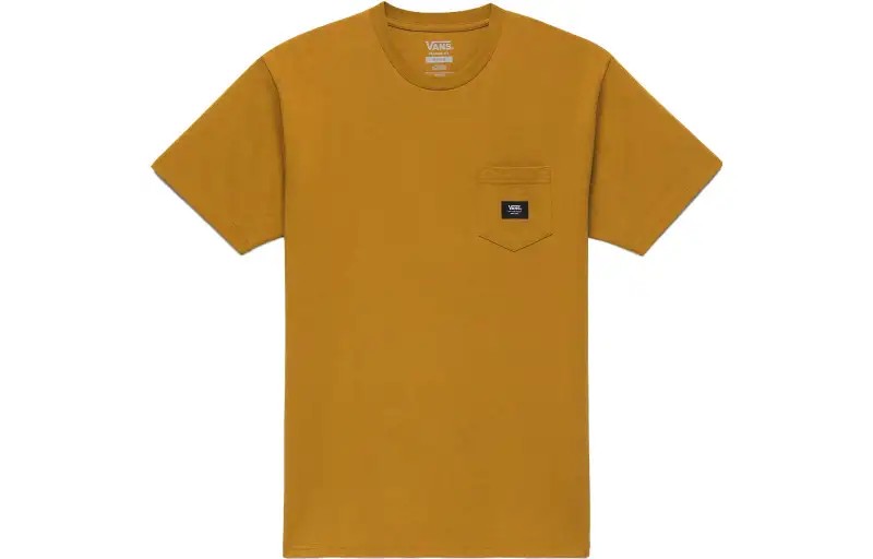 Vans T Shirts Unisex Brown Crew Neck Moderate Straight Fit