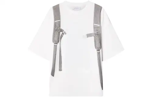 OFF-WHITE Backpack-print Cotton T-shirt