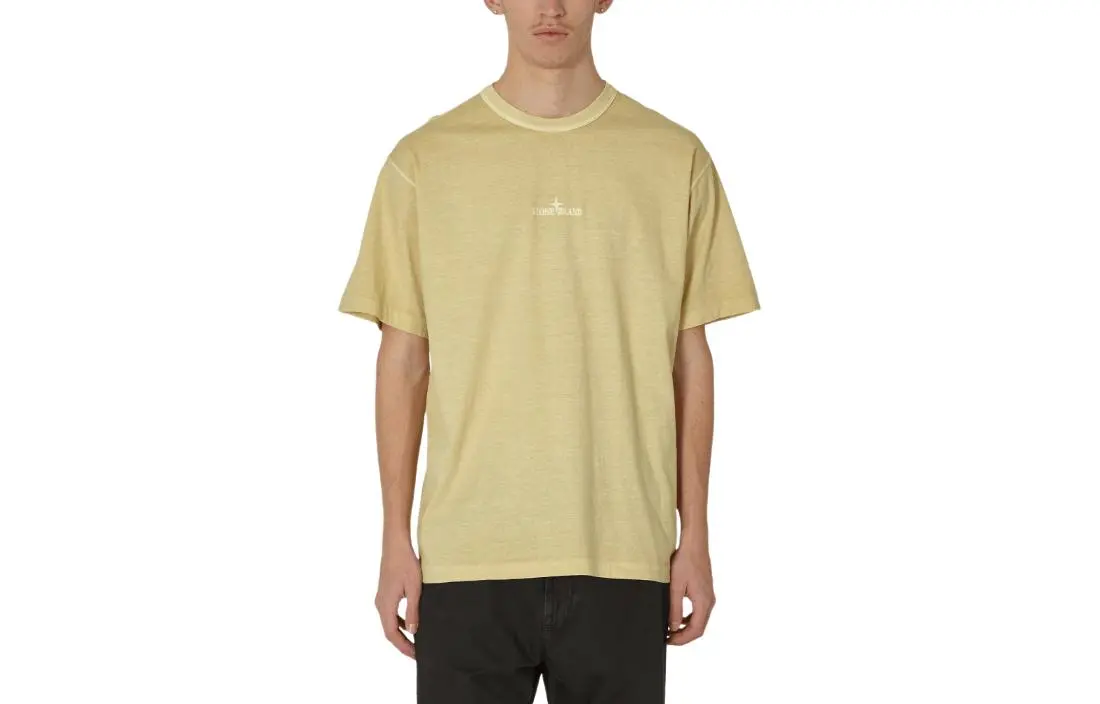 STONE ISLAND T Shirt Men's Beige