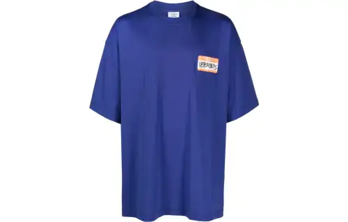 Vetements Logo print Cotton T shirt
