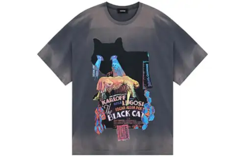 WE11DONE T Shirts Unisex Gray Crew Neck Moderate Other