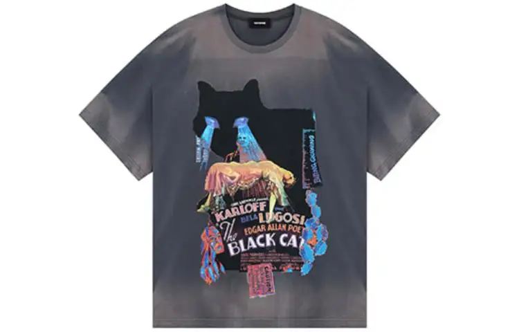 WE11DONE T Shirts Unisex Gray Crew Neck Moderate Other