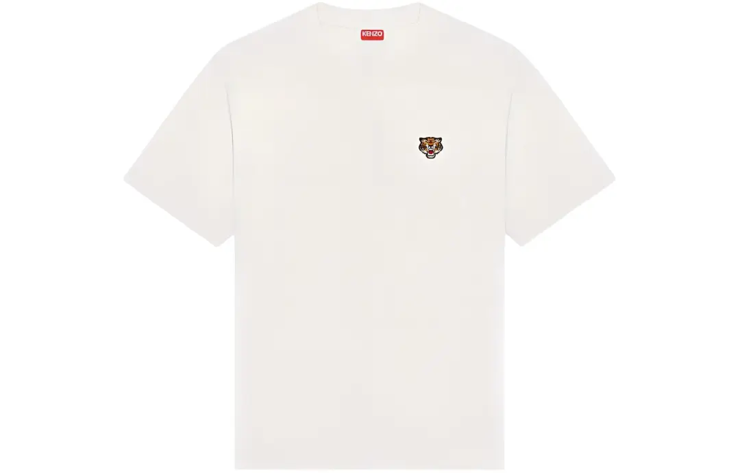 KENZO Lucky Tiger Embroidered Crewneck T-Shirt