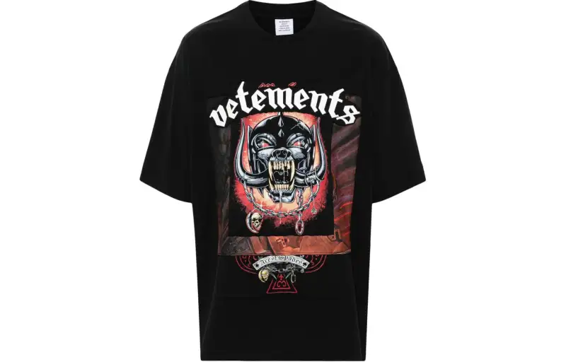 Vetements SS24 T Shirt Unisex Black