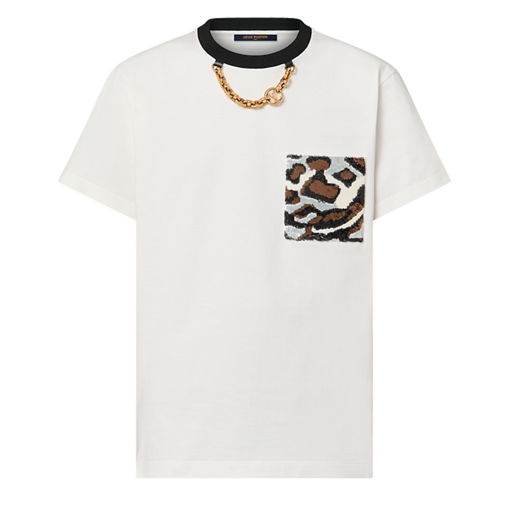 LOUIS VUITTON Animal Sequin T-Shirt